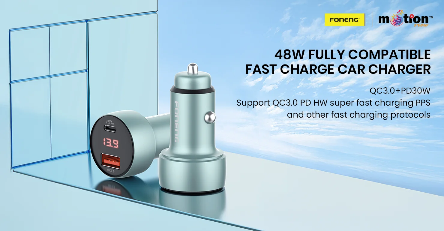 Foneng C18 48W Dual-Port Car Charger