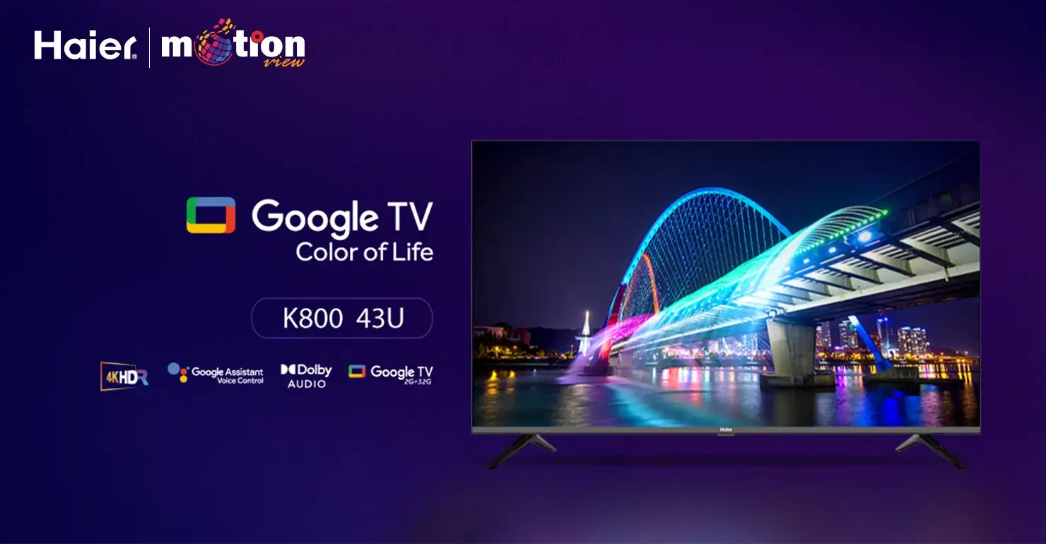  Haier H43K800UX 43 Inch 4K Google TV 