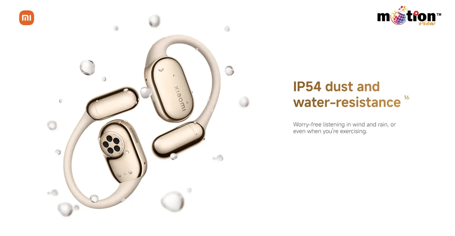 Ultra-long battery performance for Xiaomi OpenWear Stereo Pro offering up to 40 hours of total playback.