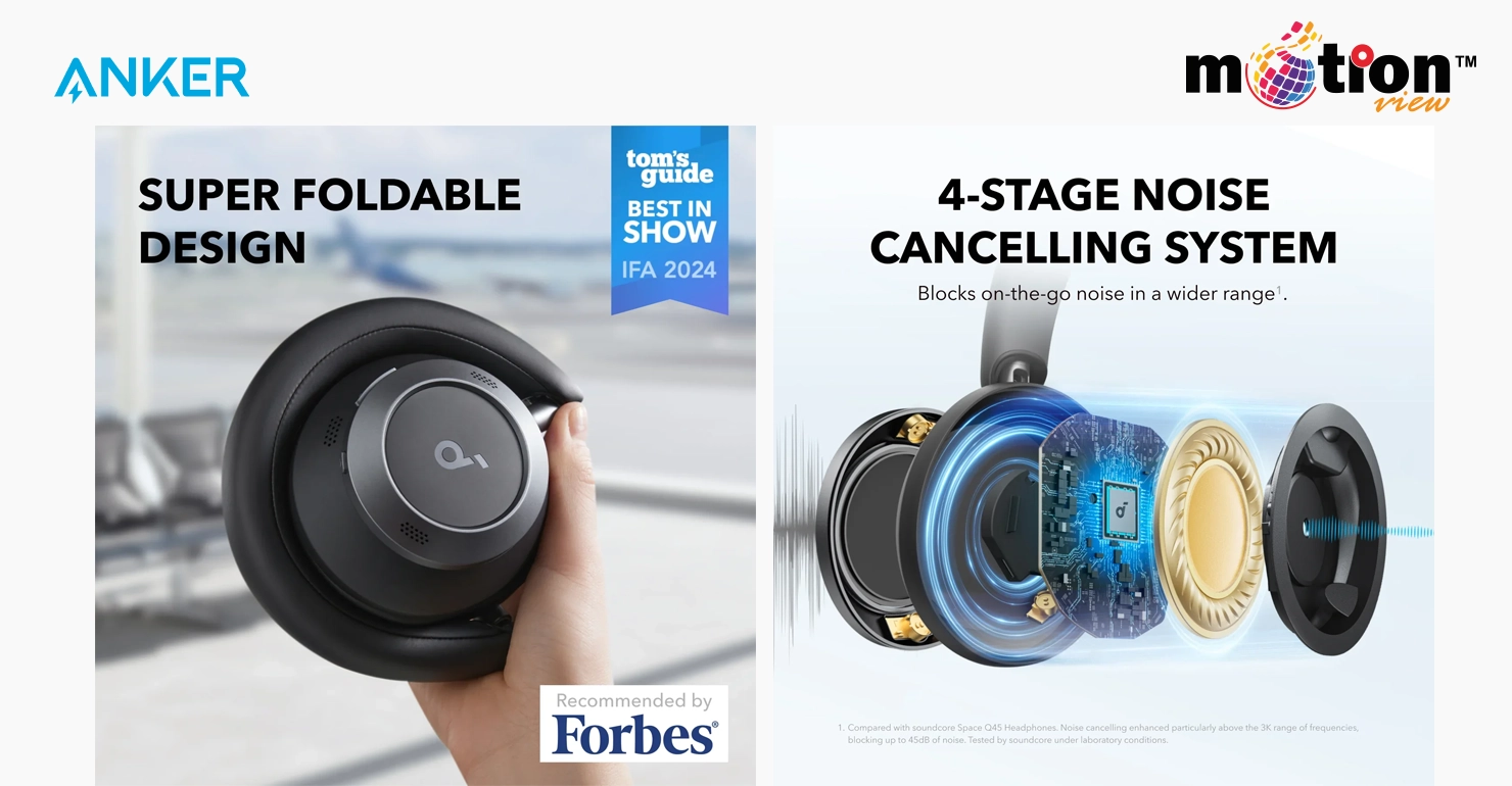 Anker Soundcore Space One Pro Foldable Over-Ear Headphones