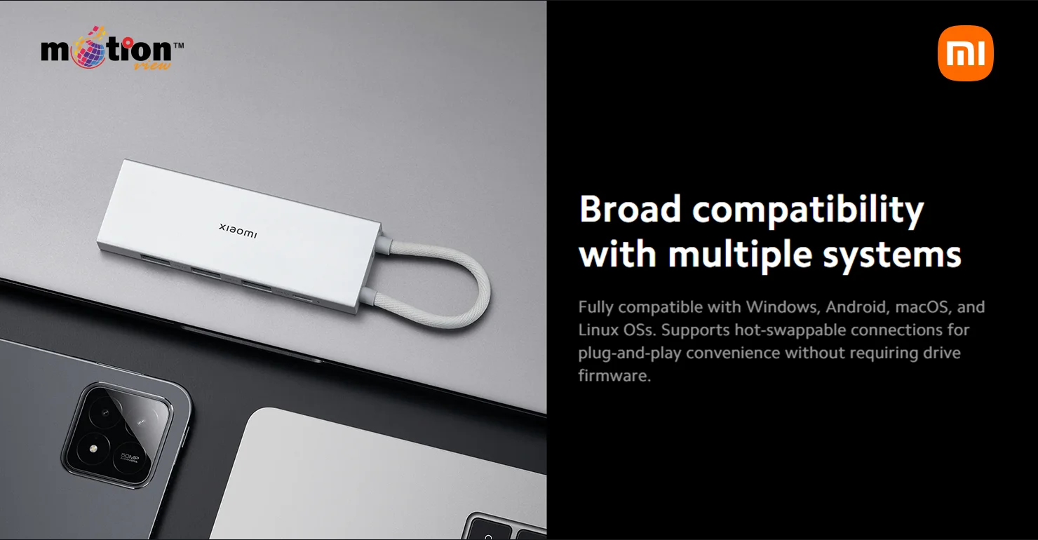 5-in-1 multifunctional USB-C hub