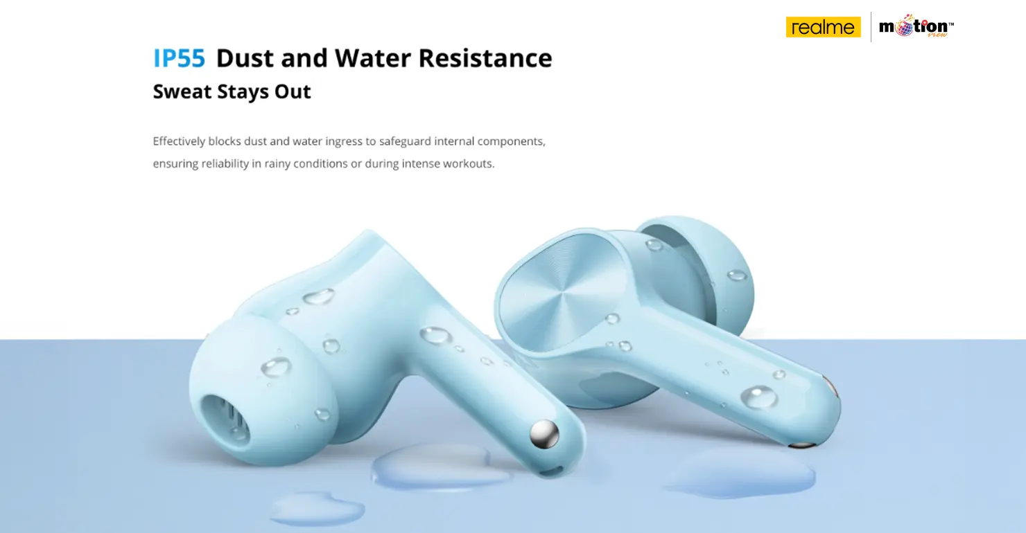 IP55 Rated water & dust resistant