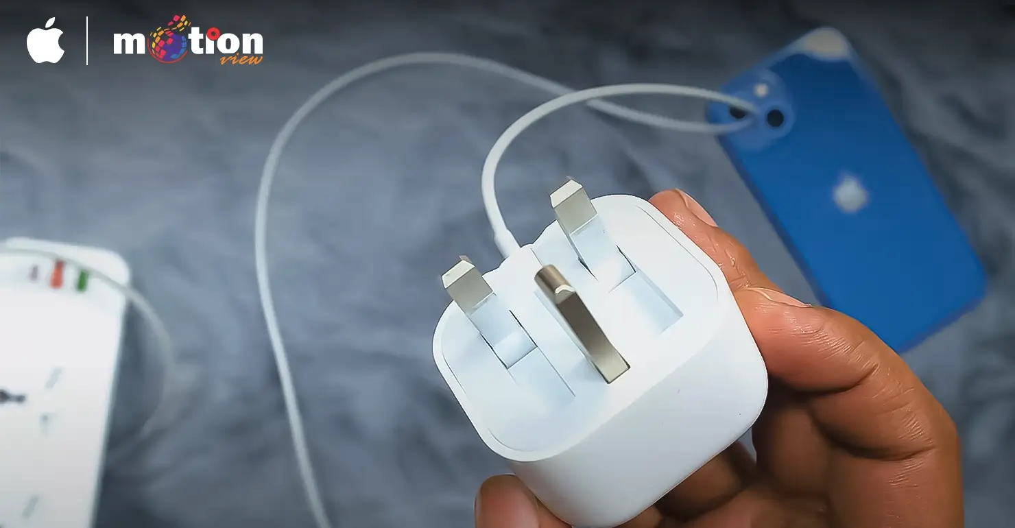 Hold a Type-C Power Adapter