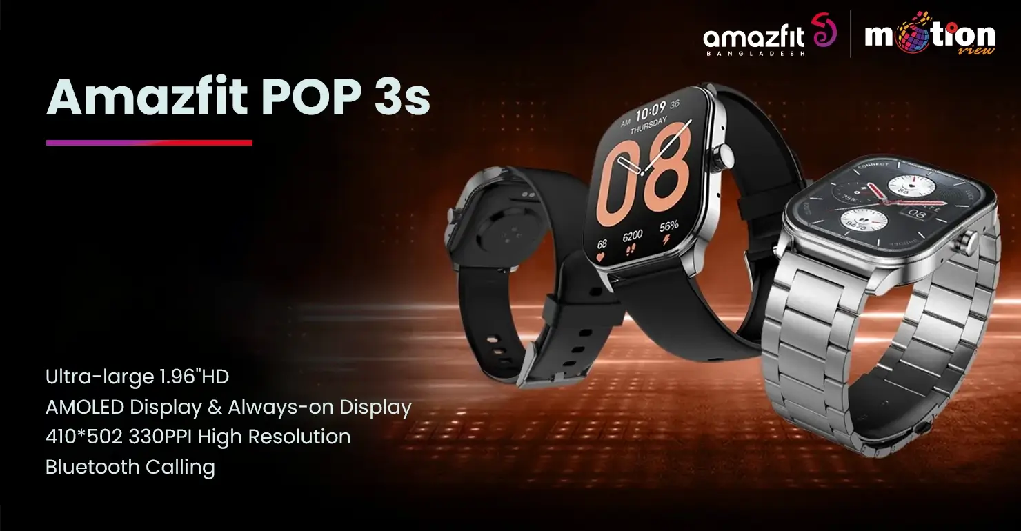 Amazfit Pop 3S Smart Watch over view