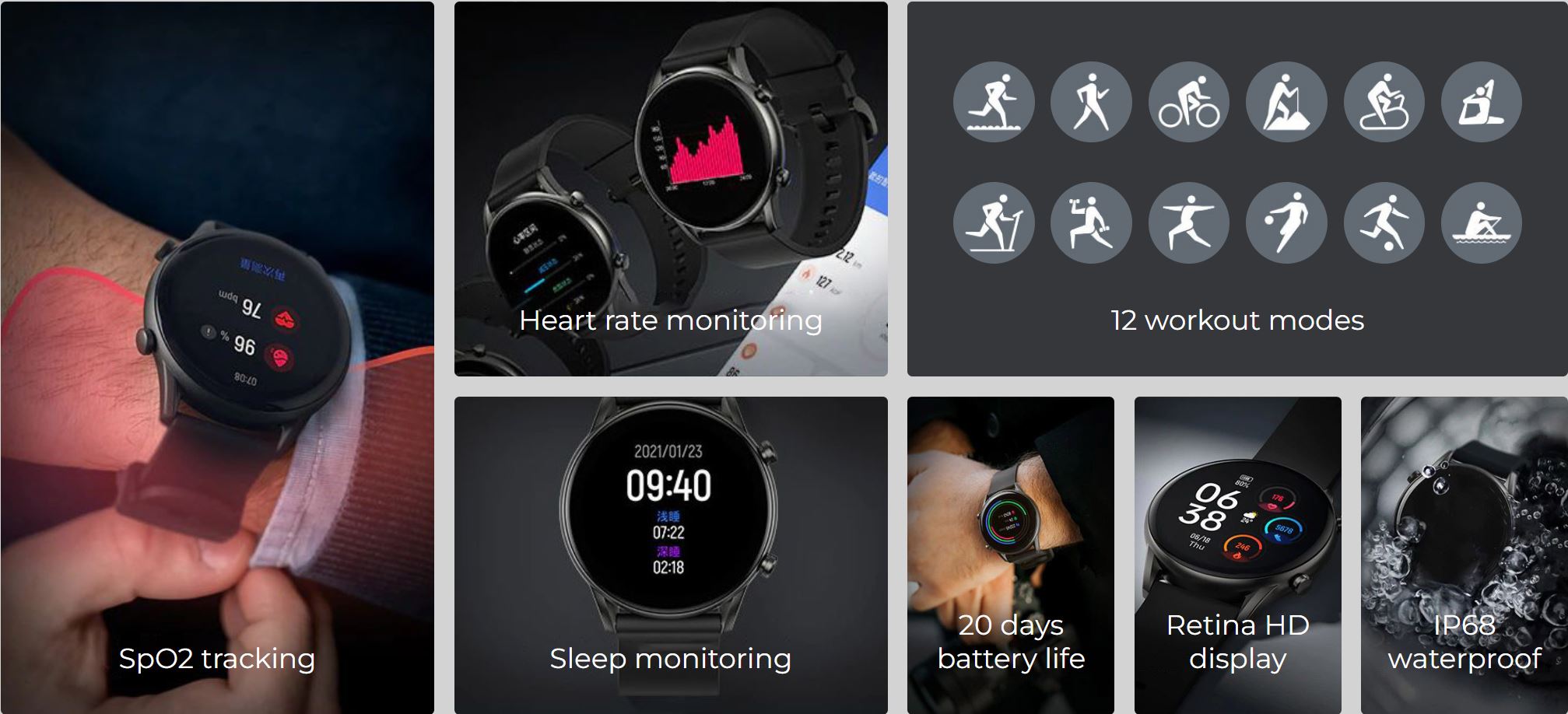 Main Features of Haylou RT2 Smart Watch