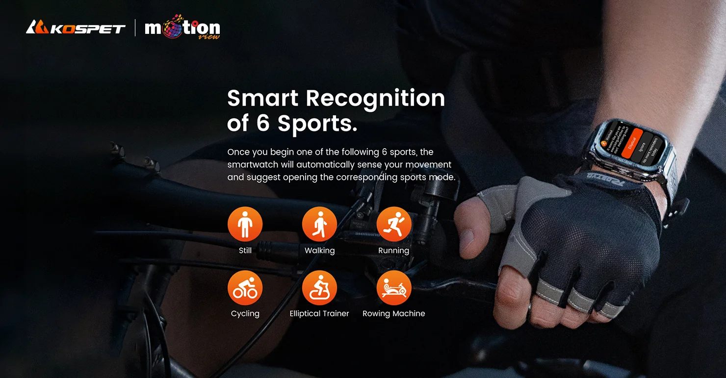 Smart recognaition of 6 sports