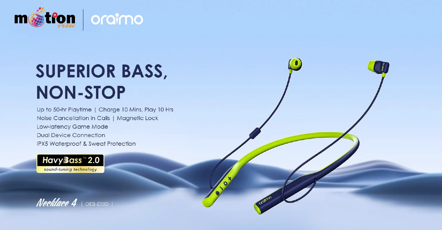 Oraimo Necklace 4 Wireless Neckband (OEB-E50D)