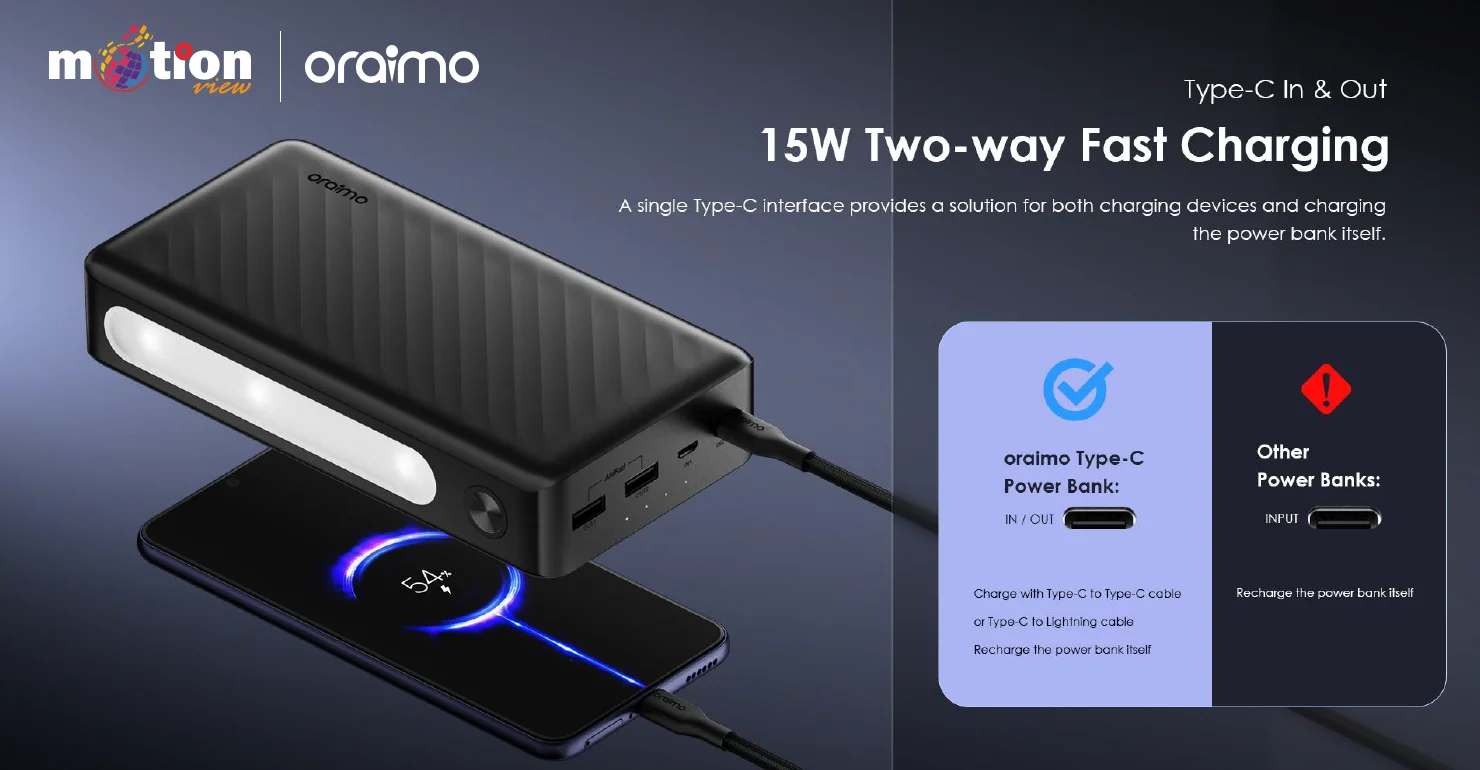 15w two way fast charging