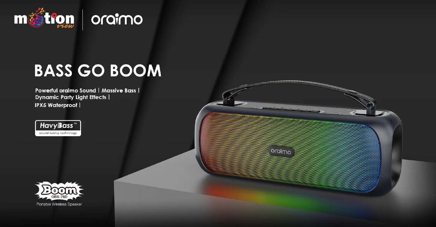 Oraimo Boom 30w Portable Wireless Speaker (OBS-75D)