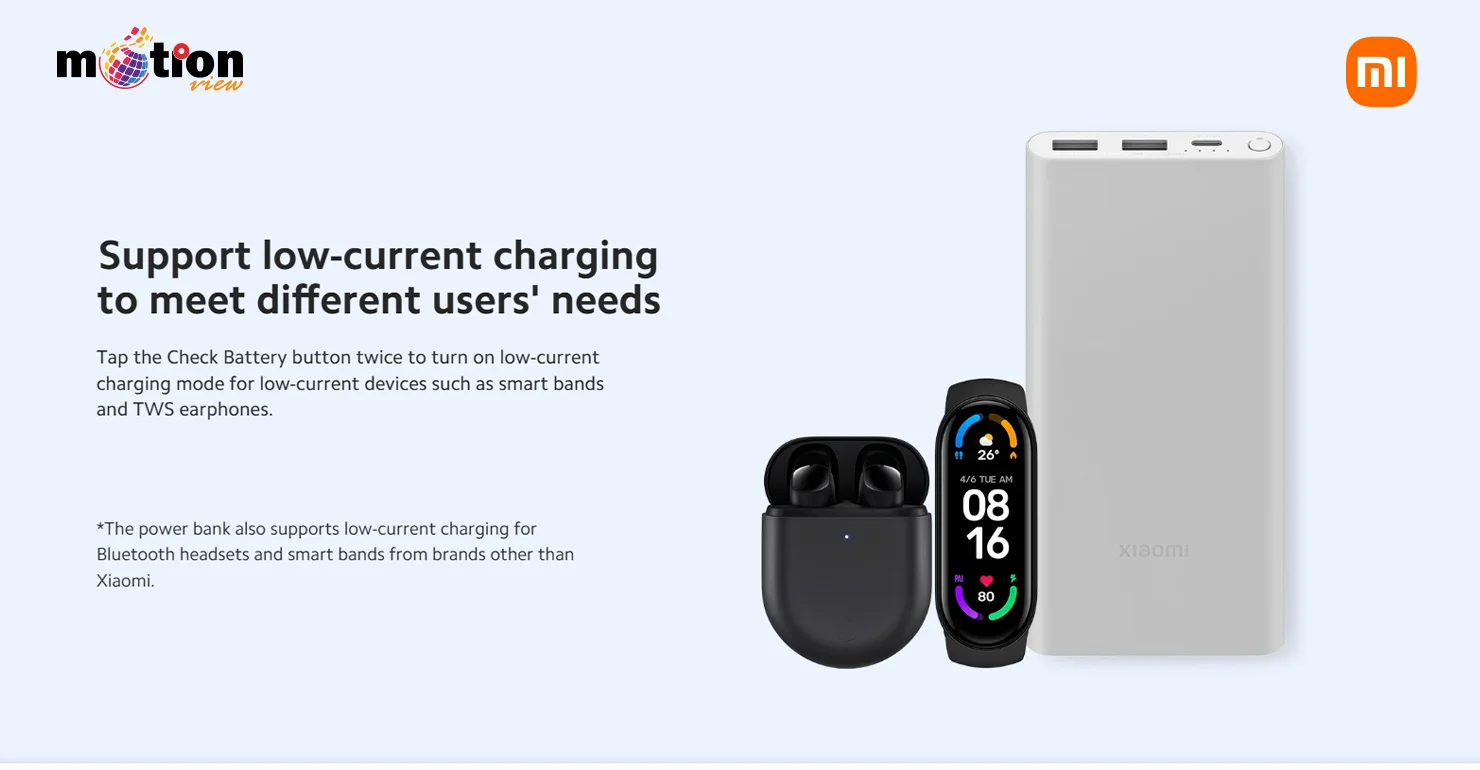 support low-current charging