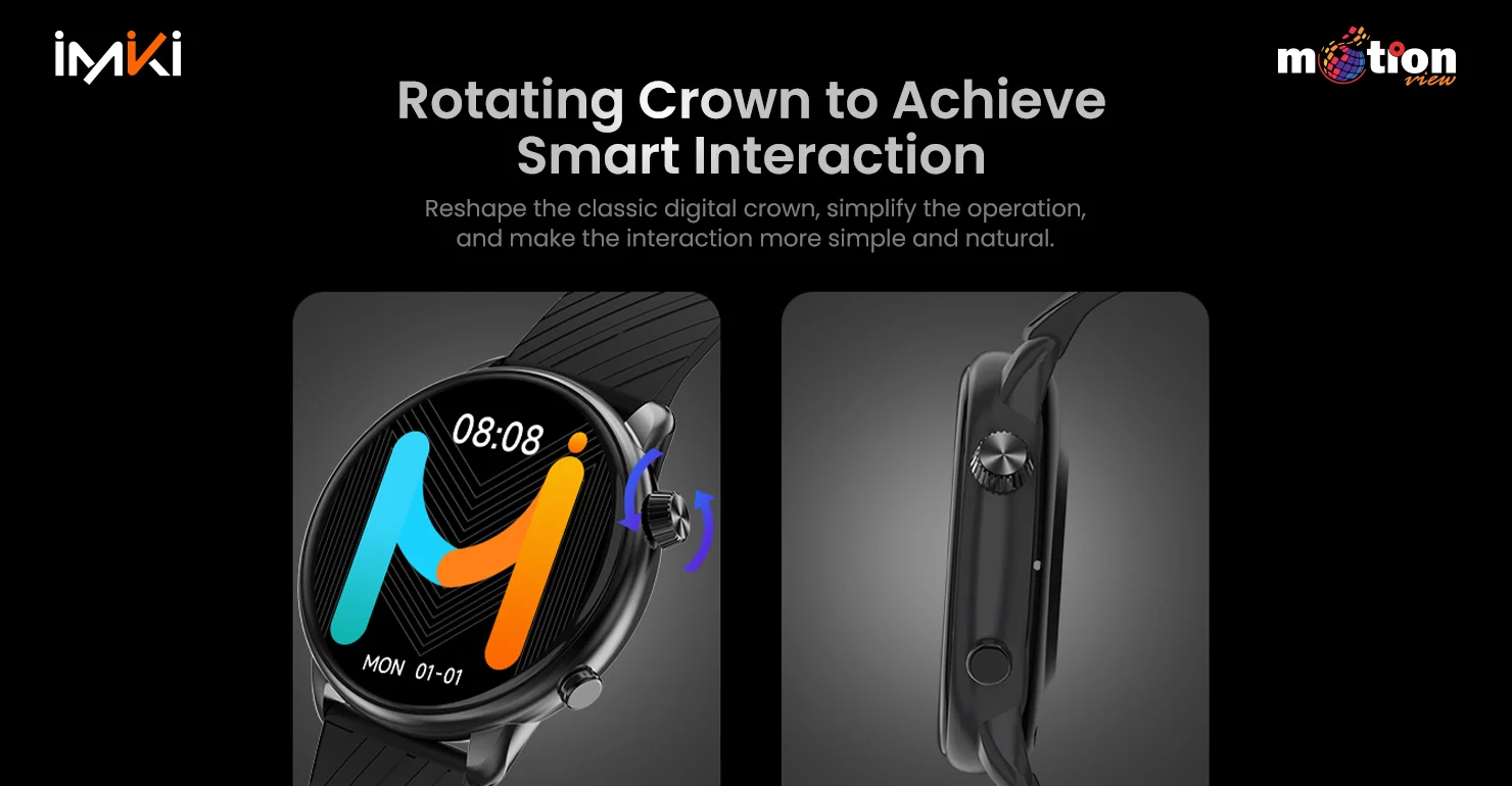 Rotating Crown button