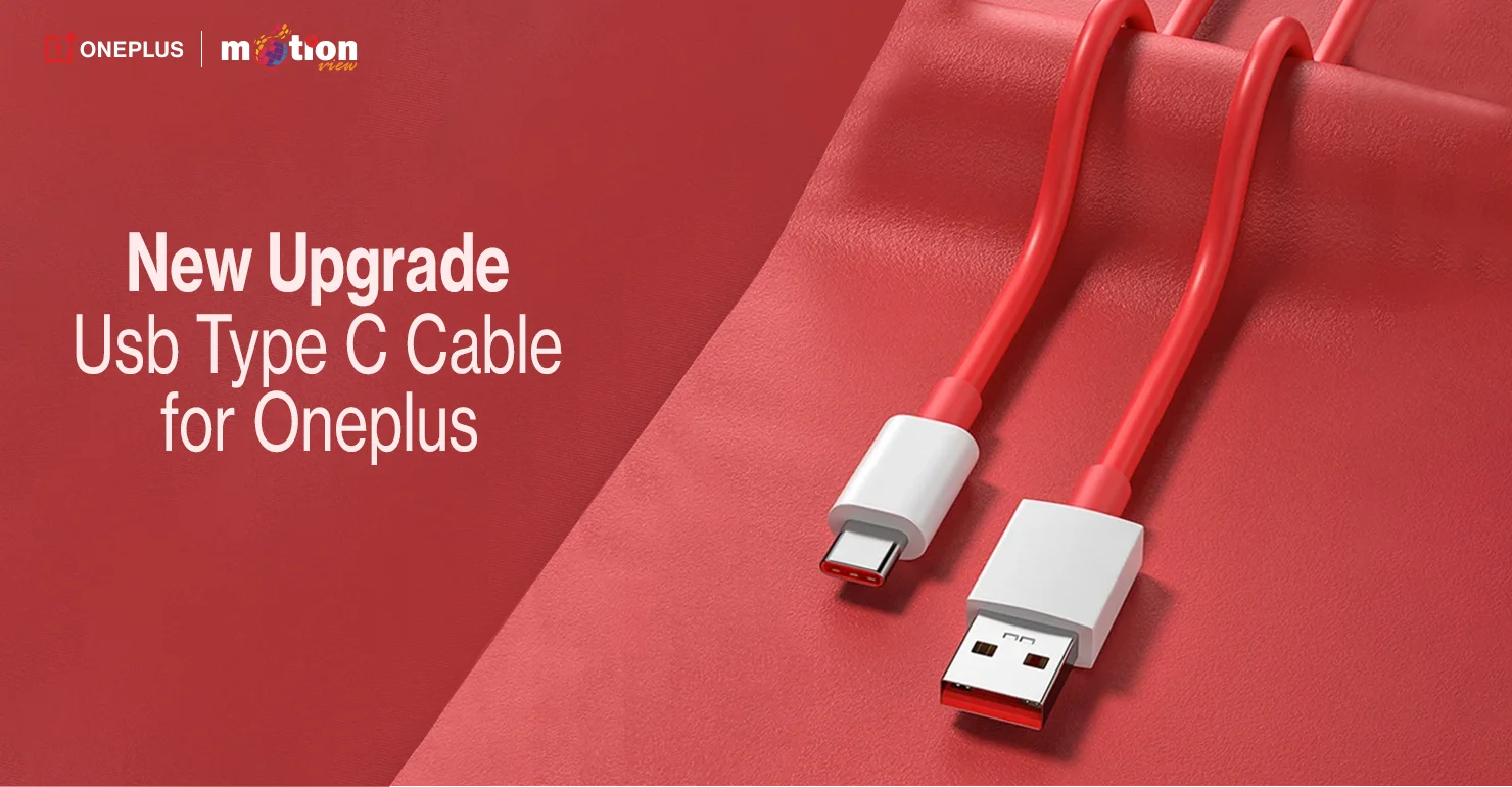 OnePlus USB-A to Type-C Cable 10A 1M - Red