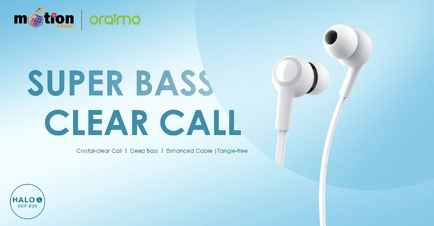 Oraimo HALO 4 3.5mm In-Ear Earphone (OEP-E26) 