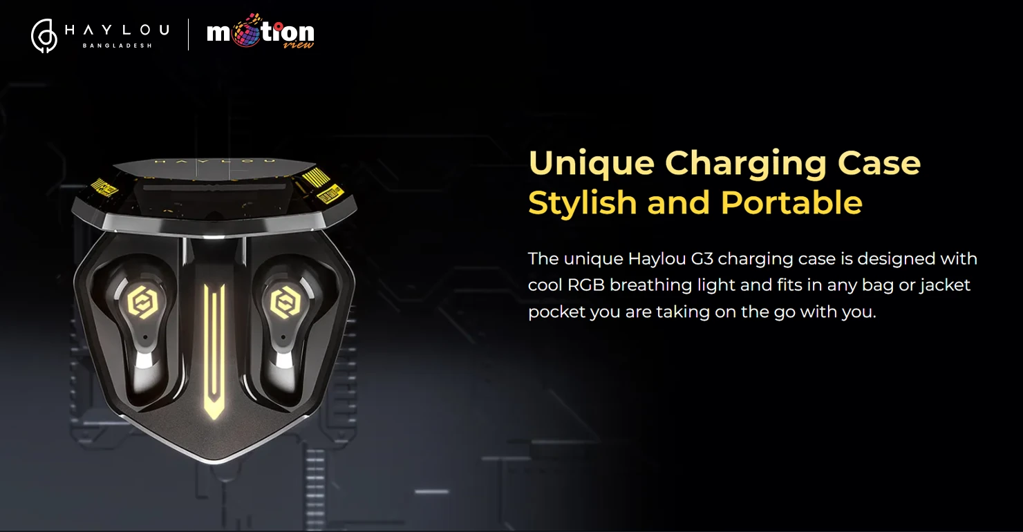 Haylou G3 with unique charging case