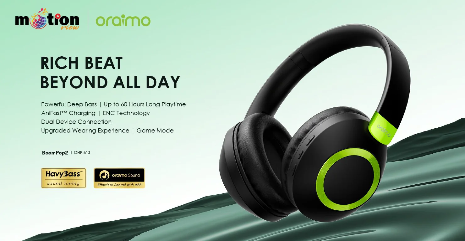 Oraimo BoomPop 2 Wireless Headphones