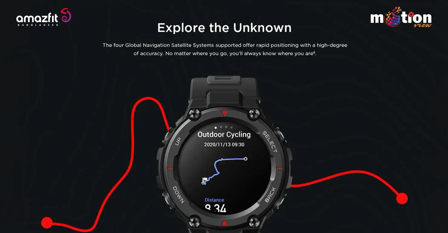 Amazfit T-Rex Pro with GPS