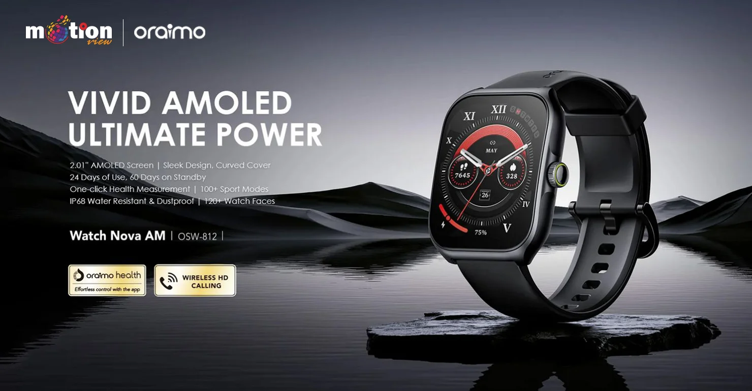 oraimo OSW-812 Watch Nova AM Smart Watch