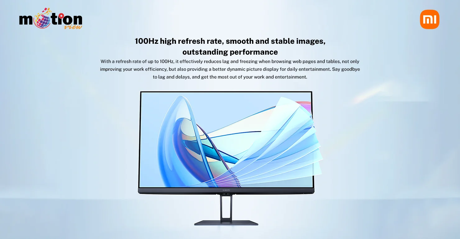 100Hz high refresh rate