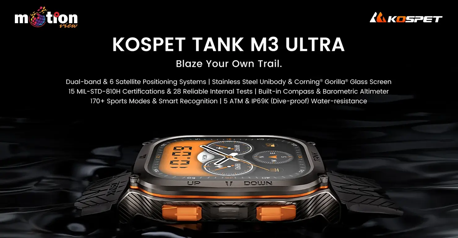 KOSPET TANK M3 Ultra Smartwatch with GPS